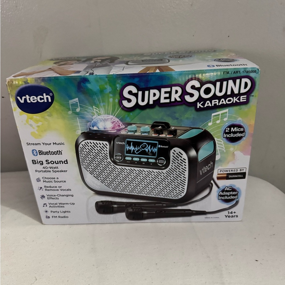 VTech Super Sound Karaoke Speaker - Black